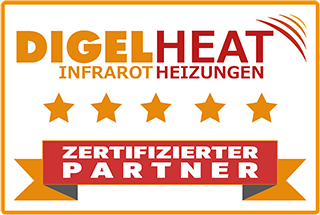 Infrarot-Heiztechnik zertifizierter Partner Digel Heat