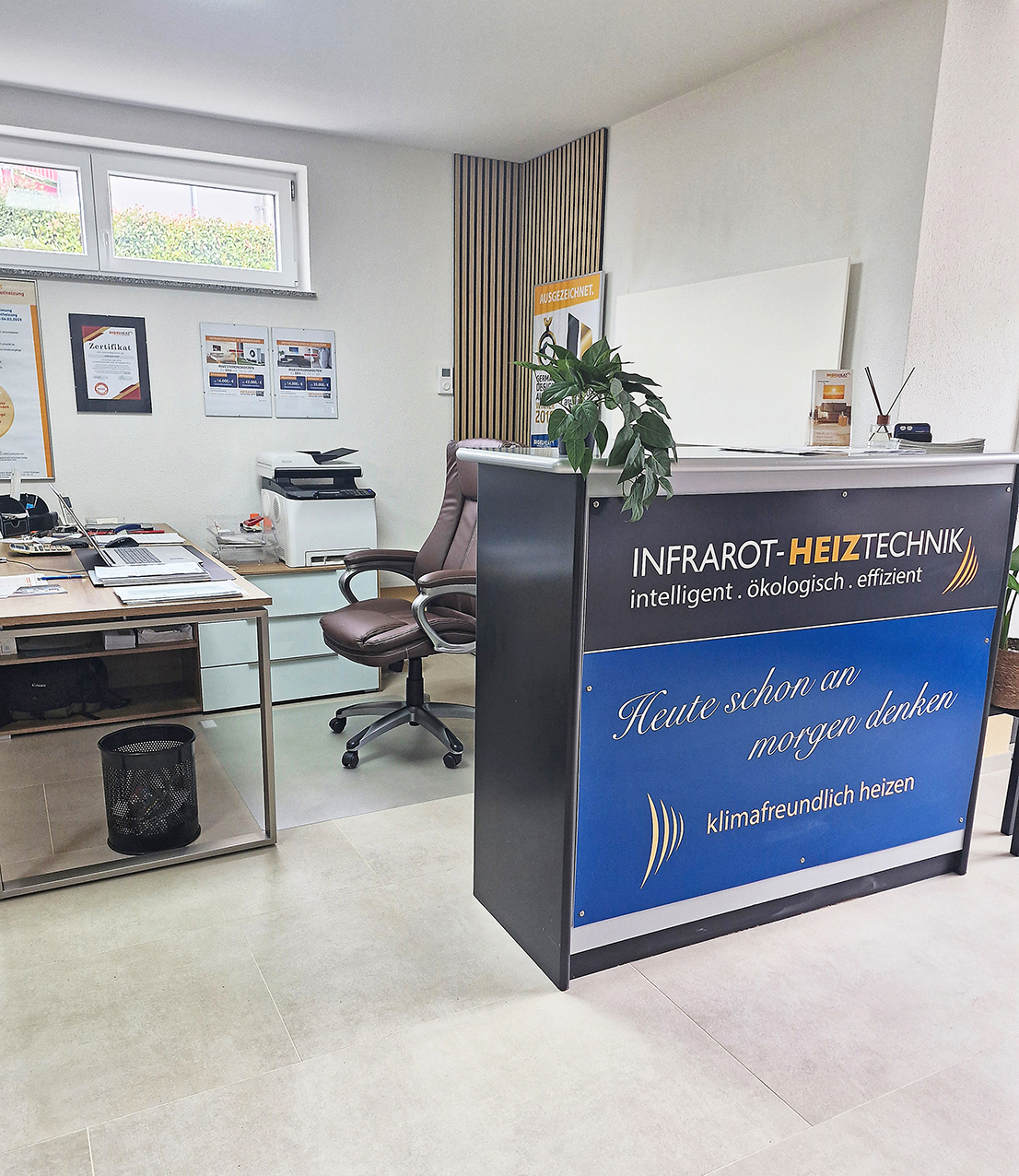 Infrarot_Heiztechnik_Showroom_Theke